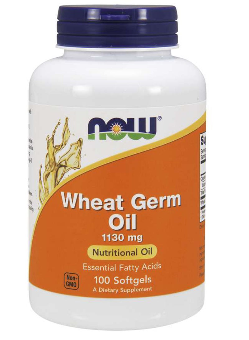 Now Foods Wheat Germ Oil Dietary Supplement 1130mg - 100 Softgels - Image 1