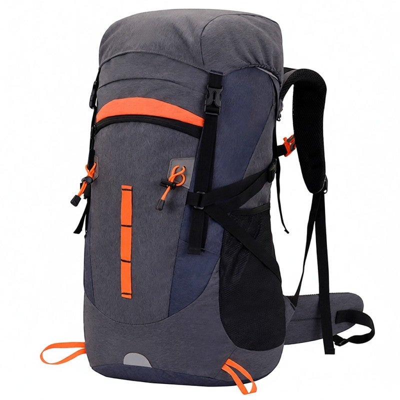weikani Outdoor Backpack 50L Large Capacity Oxford Cloth Waterproof Mountainous Backpack - Adjustable Straps Chest Belt Sport Backpack for Outdoor Sports Long Journeys - Image 4