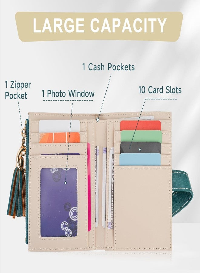 KITEVIUN Small RFID Wallet Women Ultra Thin Slim Womens Wallet Compact Bifold Pocket Ladies Wallets for Women With Zipper Coin Pocket - Image 3