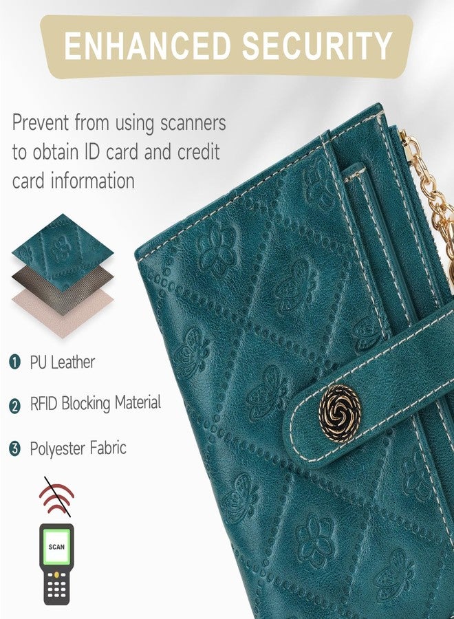 KITEVIUN Small RFID Wallet Women Ultra Thin Slim Womens Wallet Compact Bifold Pocket Ladies Wallets for Women With Zipper Coin Pocket - Image 5
