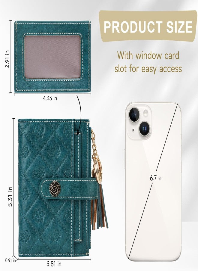KITEVIUN Small RFID Wallet Women Ultra Thin Slim Womens Wallet Compact Bifold Pocket Ladies Wallets for Women With Zipper Coin Pocket - Image 2