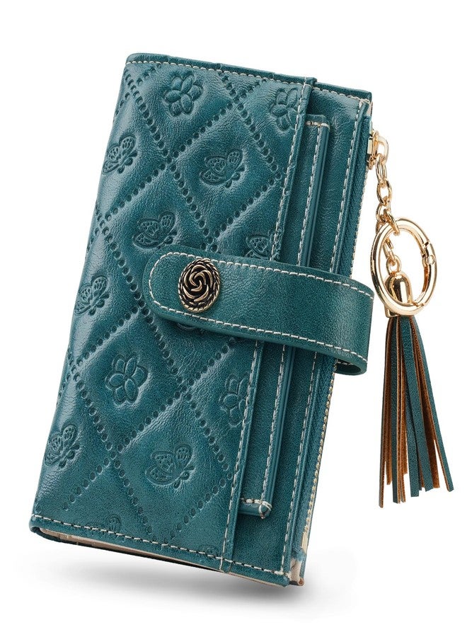 KITEVIUN Small RFID Wallet Women Ultra Thin Slim Womens Wallet Compact Bifold Pocket Ladies Wallets for Women With Zipper Coin Pocket - Image 1