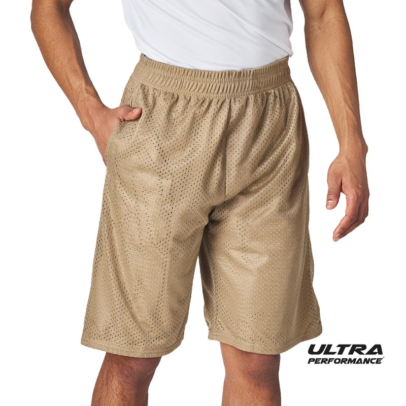 Ultra Performance Men's Athletic Mesh Short's 3 Pack Mens Basketball Shorts Gym Workout & Sport Short with Pockets for Men - Image 2