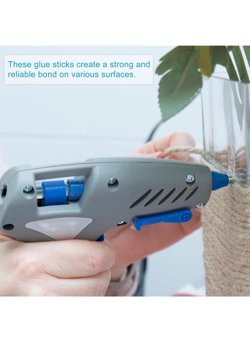 JOYBOS ٥٠ قطعة من أعواد الغراء الساخن الشفافة، بأبعاد ١١ مم × ٢٠٠ مم (٠.٤٣ بوصة × ٧.٨٧ بوصة) - لاصق عالي القوة، غير سام، ذو تماسك منخفض، مناسب للأعمال اليدوية، والمشاريع المنزلية، والخشب، والأقمشة - صديق للبيئة، ذو سطح أملس، متعدد الاستخدامات. - Image 2