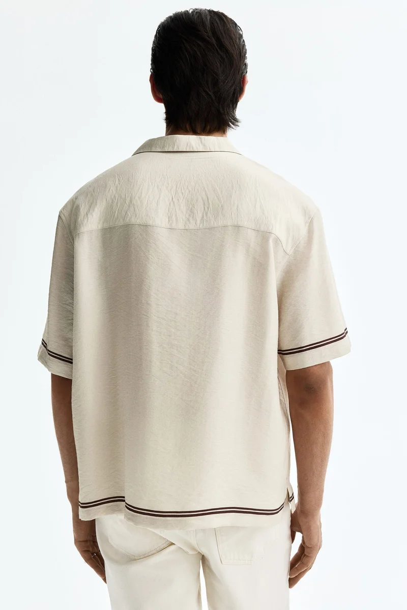 H&M  Relaxed Fit Printed resort shirt for Men | Best Price UAE