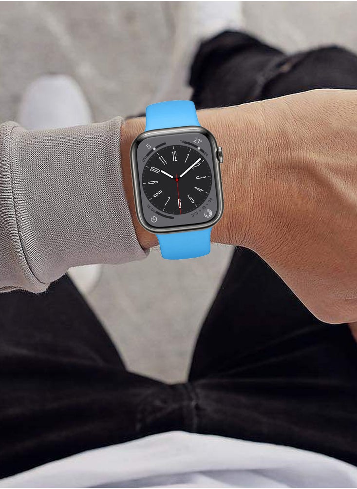 Perfii - 5pcs Watch Bands Replacement for Apple Watch Strap Compatible with Apple Watch 49/46/45/44/42mm Series 10/9/8/7/6/5/4/SE/Ultra - Image 1
