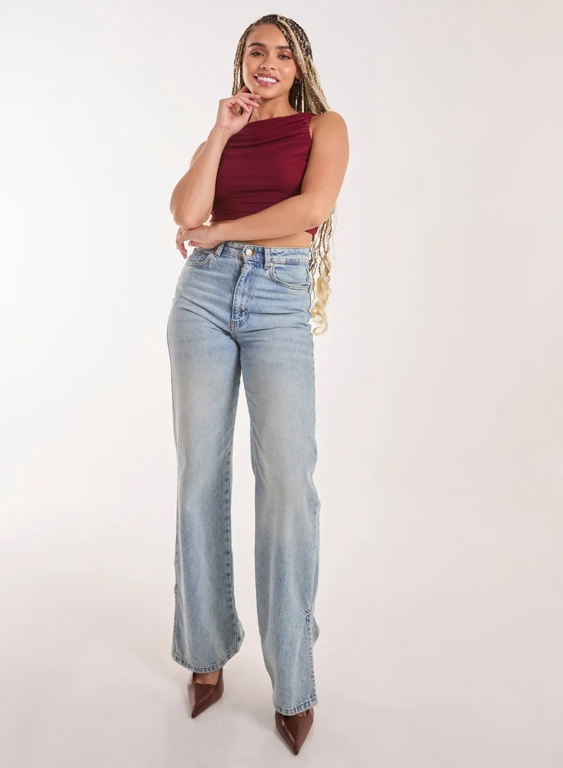 Pink Vanilla  Racer Top Plain for Women | Best Price UAE