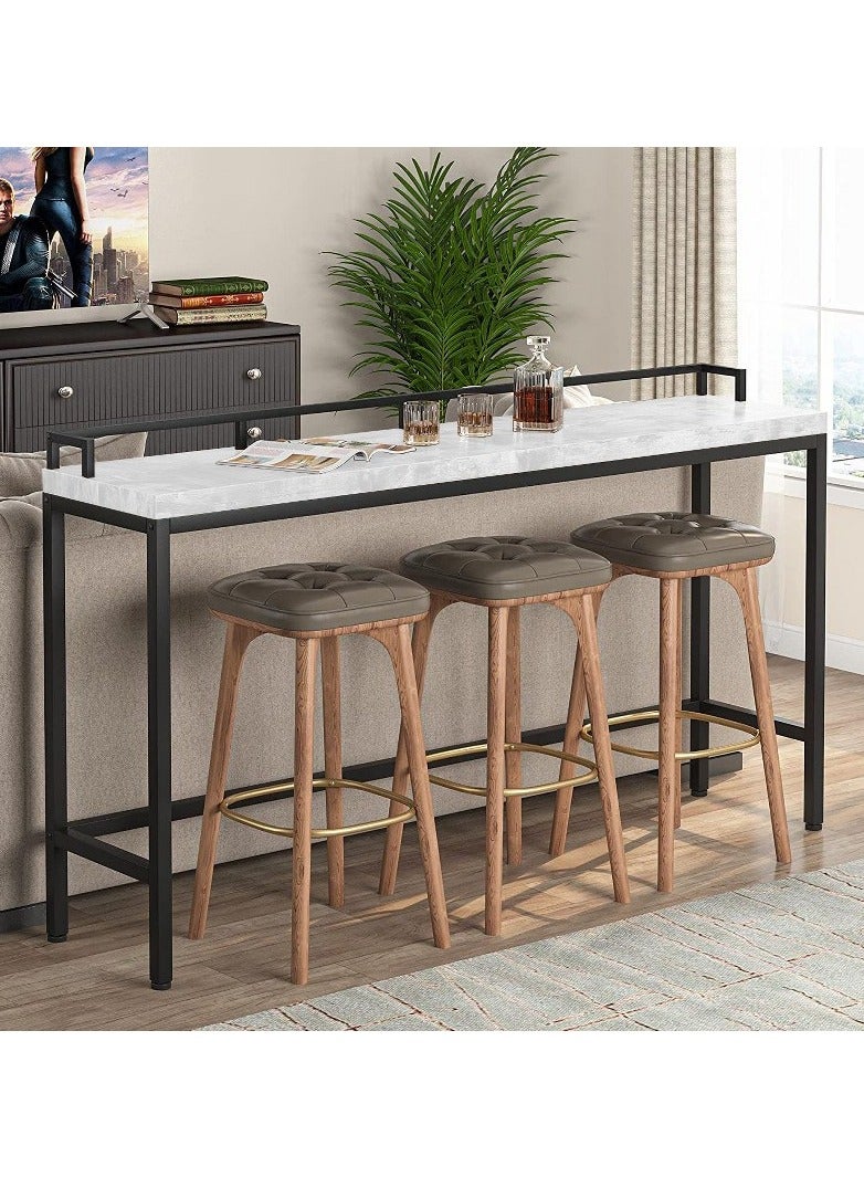 Home Gallery Entryway Console Table Skinny 80x30x105 White  - Image 2