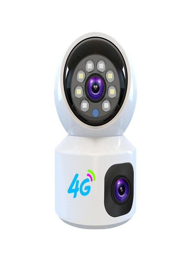 MAYUMI Indoor 4G 5MP HD Camera Supports All Sim |Two Way Audio | Motion Detection | Baby Monitoring Super Robot Camera | Dual Lens/Dual Screen Color Night Vision - Image 1