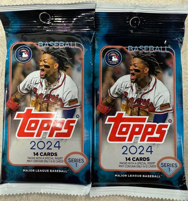 Topps 2024 Topps Series 1 Baseball Packs - Monster Box, 2 Packs - Image 3