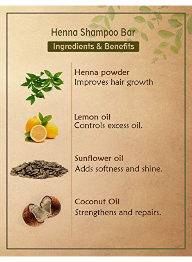 إنشنت ليفنج قالب شامبو الحناء من "أنشنت ليفينغ" (Ancient Living) - 100 غرام (قطعتان) - Image 2