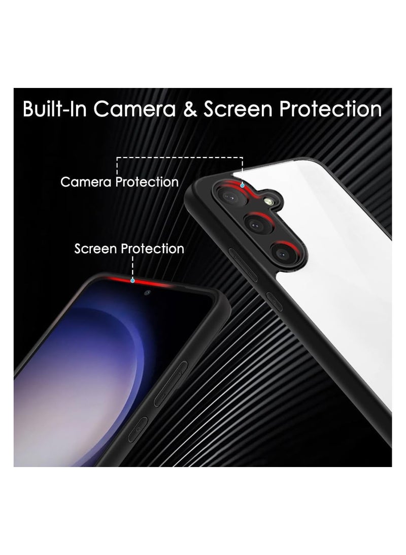 جراب حمايه شفاف متوافق مع سامسونج جالاكسي  A24 مضاد للاصفرار ومقاوم للصدمات (شفاف) - Image 4