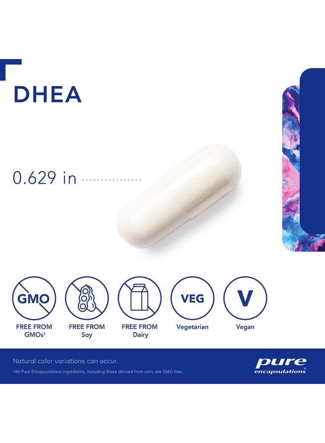 Pure Encapsulations DHEA 10 mg - Adrenal Supplement for Immune Support, Metabolism & Hormone Balance - with Micronized DHEA - 60 Capsules - Image 3