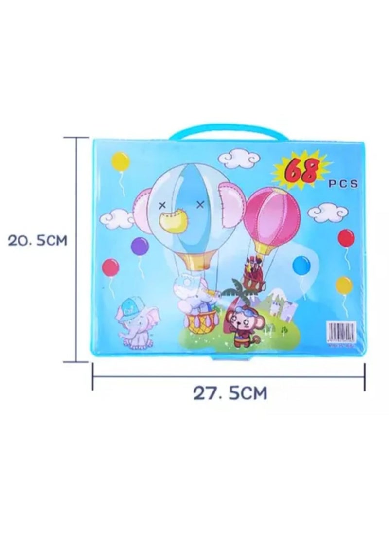 Manos Manos World artist art pencil color pencil wax colorwater colour crayon brush eraser sharpner pencil scale kit for kids  - Image 2