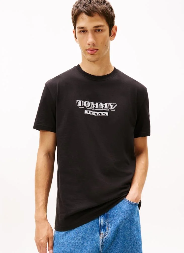 TOMMY JEANS Regular Bills Font T-Shirt