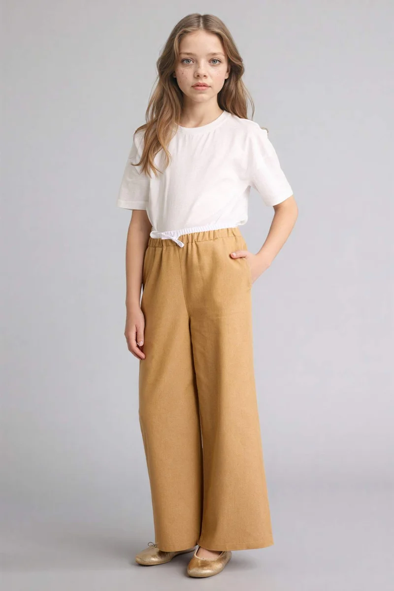 ديفاكتو Wide Leg Denim Look Trousers