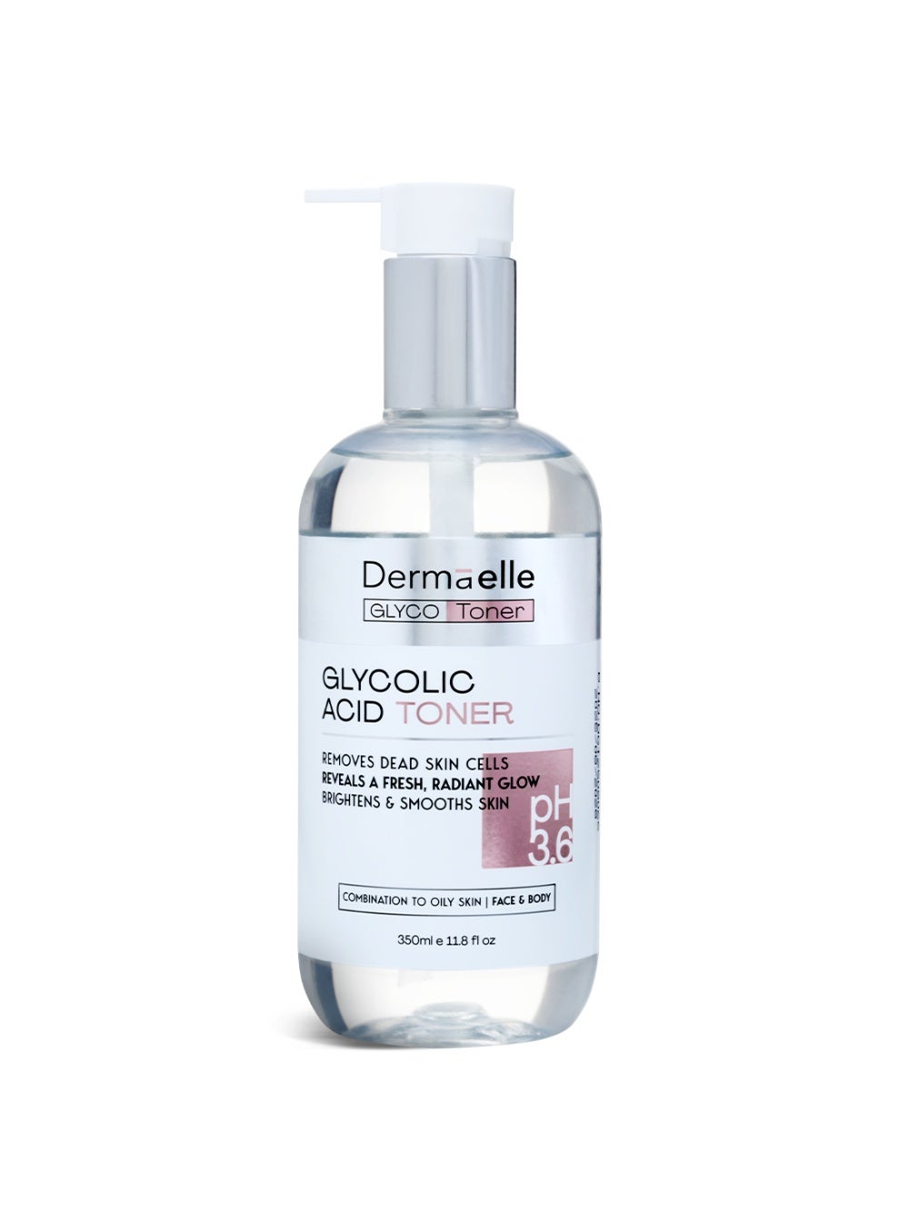Dermaelle Gentle Exfoliating & Radiance Glycolic Acid Toner 350ml