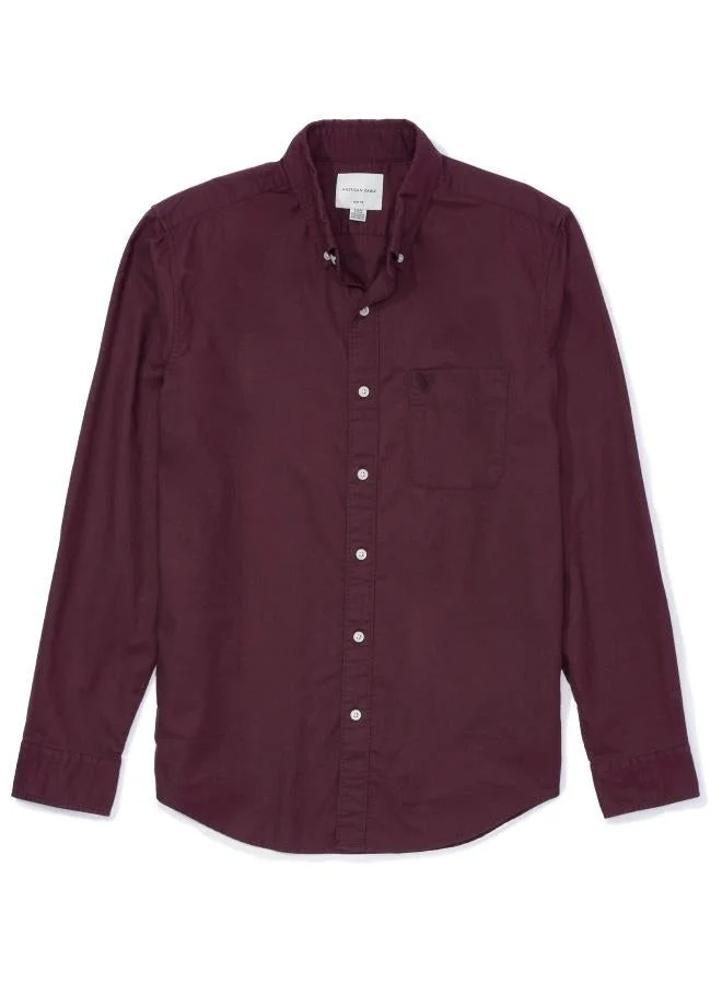 American Eagle strech oxford Slim Fit Shirt