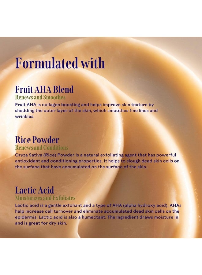 Three Ships Superfruit Lactic and Multifruit 8% AHA Exfoliating Mask - As Seen on Dragons’ Den - Natural Vegan Face Mask Scrub - Exfoliating Treatment Mask for Face - All Skin Types, 1.4 oz - Image 4