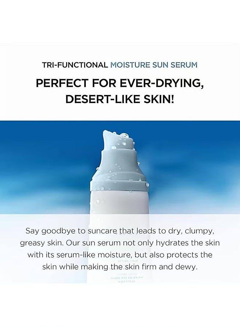 Madagascar Centella Hyalu Cica Water Fit Sun Serum SPF50+ - Lightweight Sunscreen - Image 3