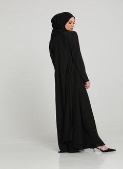 Elegant Black plain abaya wityh belt and Hijab-AB89 - pzsku/ZCF903C223B3373582C4DZ/45/_/1738005002/560b8eec-ad30-4136-8e46-f663c3440cfa