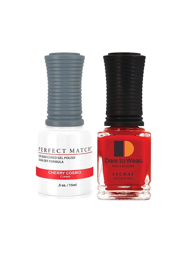 Lechat Soak Off Gel Nail Polish UV LED Gel Polish Cherry Cosmo PMS01 - Image 1