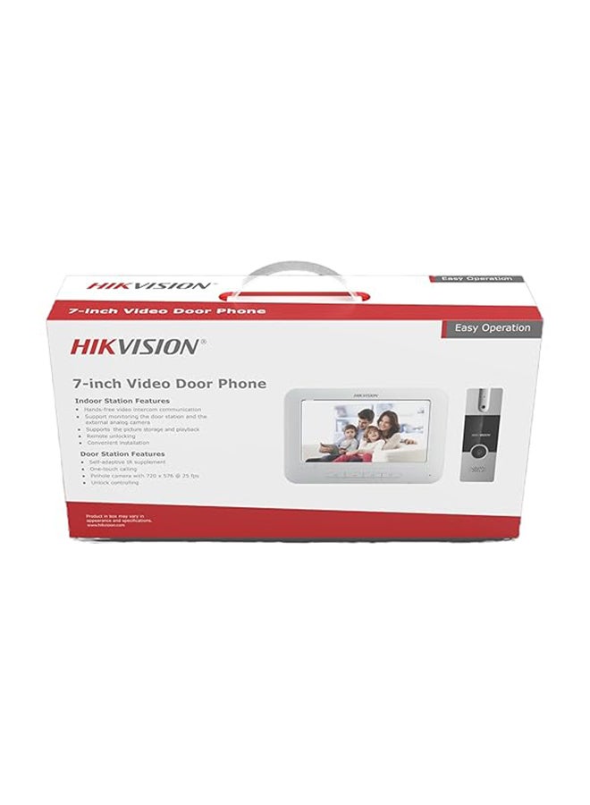 HIKVISION مجدد - DS-KIS204T مجموعة هاتف فيديو باب الفيلا التناظري مع Usewell RJ45 - Image 2