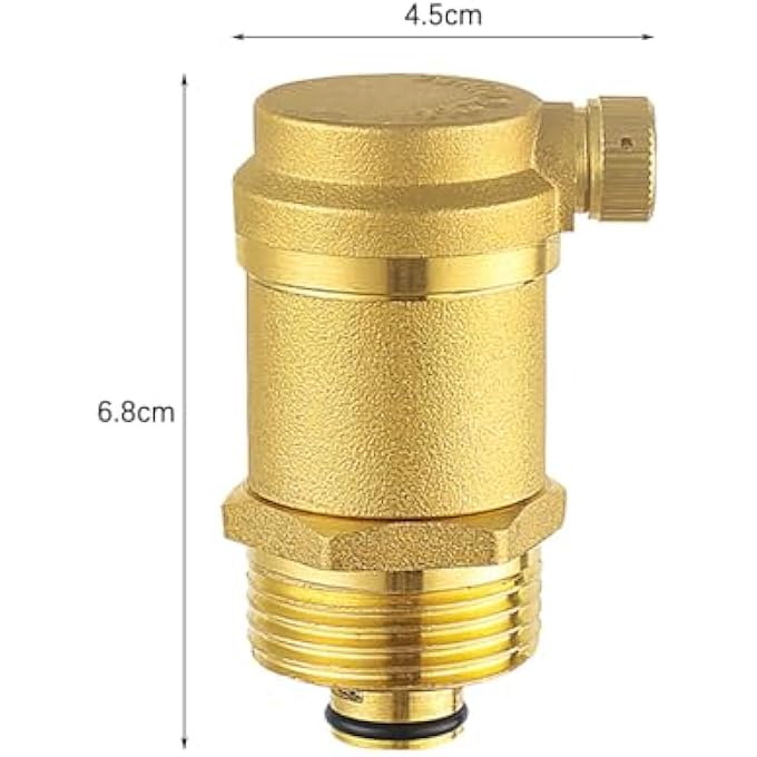 1 X AUTOMATIC QUICK VENT VALVE DN25 ONE-INCH BRASS SOLAR WATER HEATING PRESSURE RELIEF AUTOMATIC OUTLET VALVE - Image 3