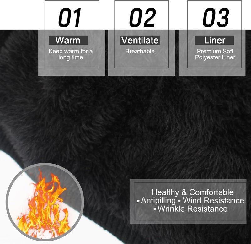 SVPRO Battery Heated Beanie Hat - Rechargeable Warm Winter Cap - Image 4