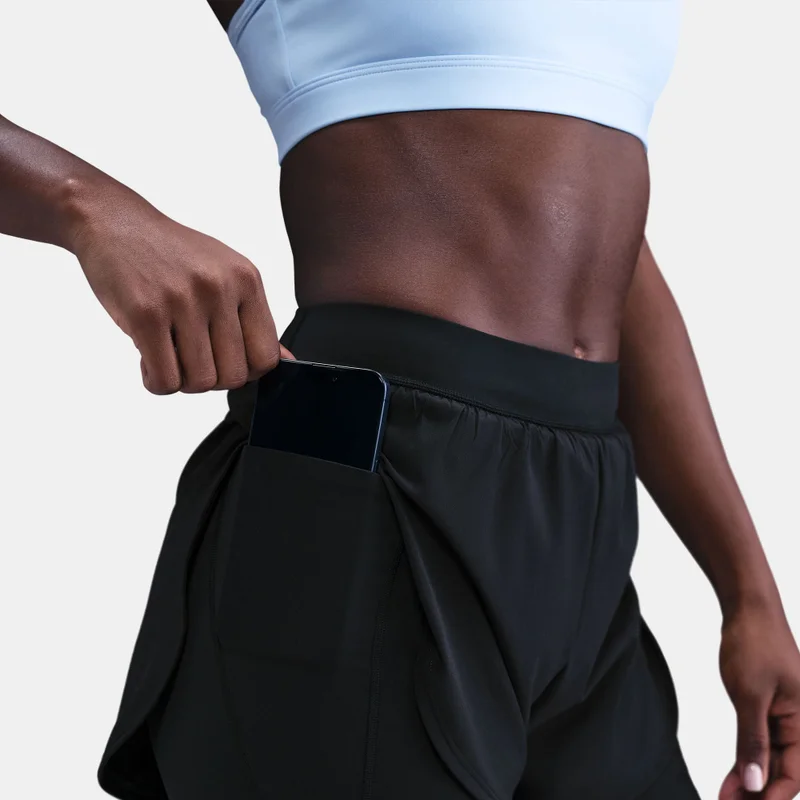 Nike Black Women's Universa 2-In-1 Shorts for Women | Best Price UAE