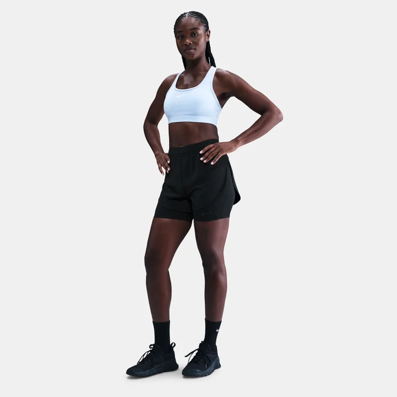 Nike Black Women's Universa 2-In-1 Shorts for Women | Best Price UAE