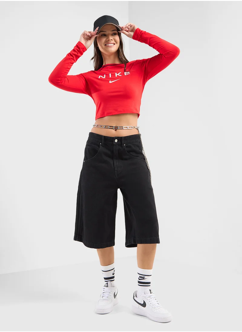 نايكي Nsw Slim Cropped T-Shirt