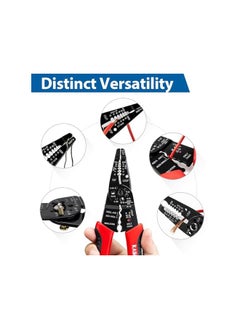 PROMASS promass Wire Terminals Crimping Tool, Copper Wire Lugs, Terminal Connectors, Heat Shrink Set, Bare Copper Eyelets, Ring Terminals Connectors(261Pcs)  - Image 3