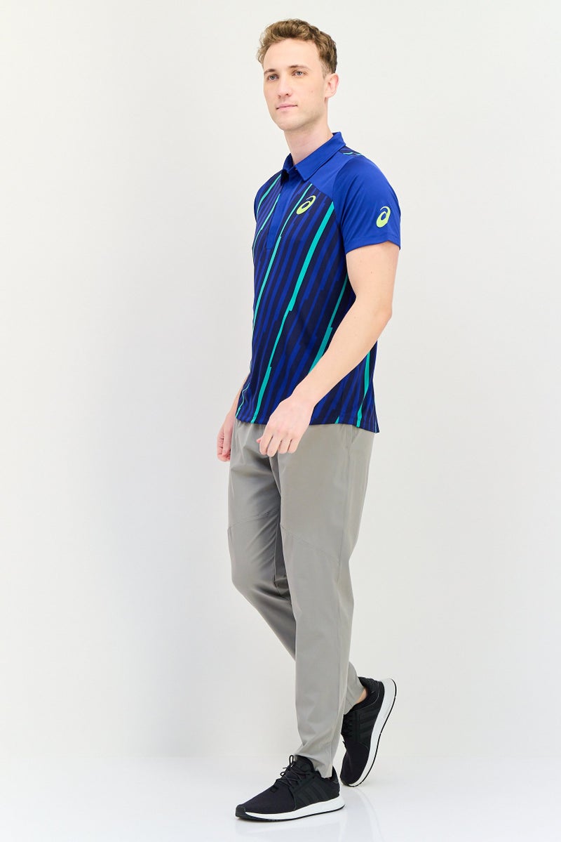 asics Men Sportswear Fit Training Polo Shirt, Multicolor - Image 2
