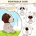 HOMQYTE Inspirational Gift Positive Crochet Dog Animals with Affirmation Card Handmade Crochet Beagle Plush Doll for Women Dog Lovers Gifts Beagle - Image 4