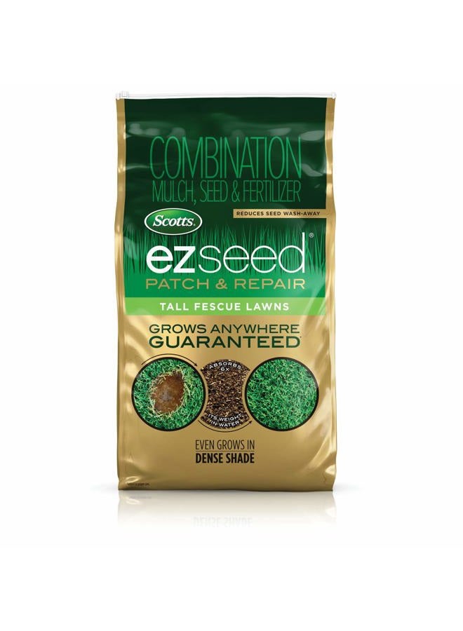 Scotts EZ بذور patch وإصلاح المروج الطويلة من فسكوي - 10 رطل، مزيج من المهاد والبذور والأسمدة مع مادة لاصقة، يصلح البقع العارية، يغطي حتى 225 قدم مربع. - Image 1