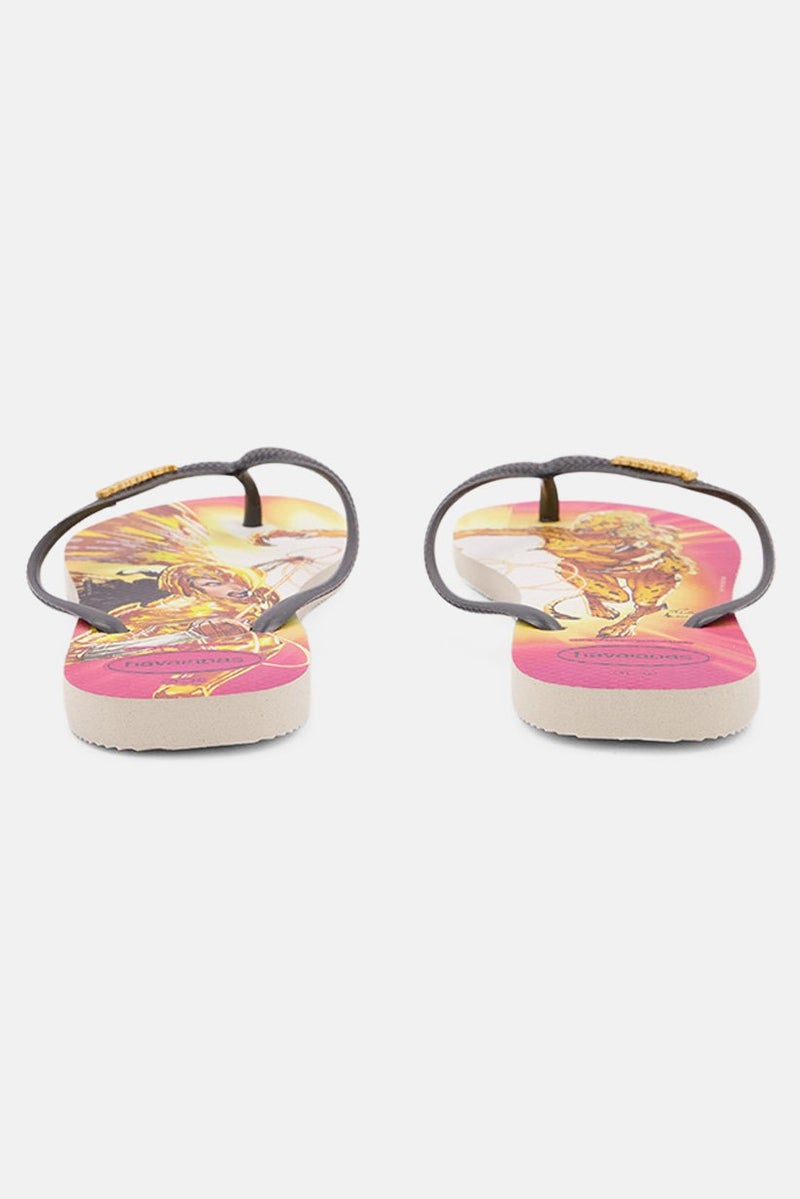 havaianas Women Style 2 Herionas Flip-Flop Slipper, Beige/Dark Grey - Image 2
