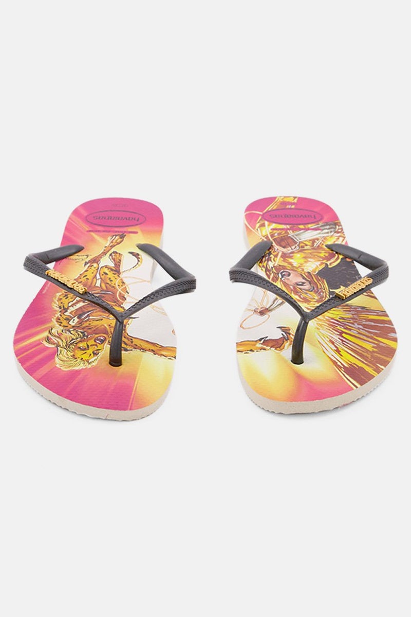 havaianas Women Style 2 Herionas Flip-Flop Slipper, Beige/Dark Grey - Image 3
