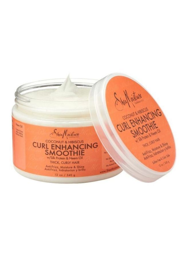 SheaMoisture Pack Of 2 Coconut And Hibiscus Curl Enhancer Smoothie 340x2grams - Image 3