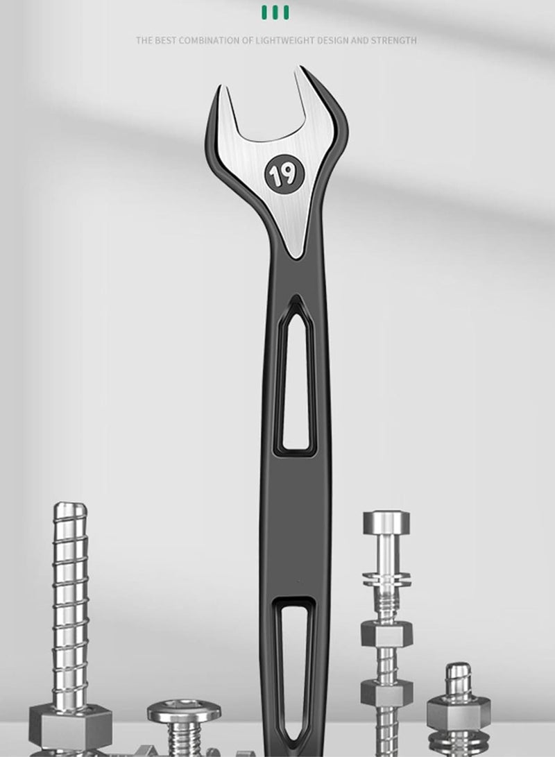 GGOOT Hand Tools, 8-32mm Two-Way Fast Wrench Industrial-Grade Small Opening Double Purpose Wrench Hardware Tool Auto Repair - Image 2