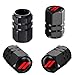 zougon 4PCS Tire Valve Stem Caps Fit for Dodge Challenger Charger Durango Avenger Auto Accessories Universal Stem Covers for Cars Trucks Motorcycles SUVs Bikes - Image 2