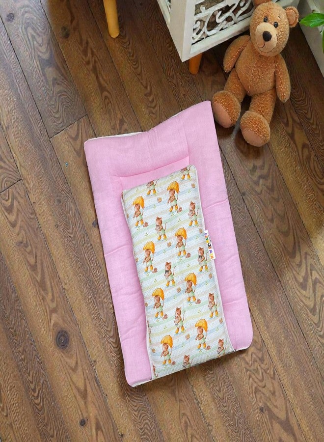 NEW COMERS® 3 in 1 Carry Nest Portable Cushion Bed with Waffle Texture Soft 100% Pure Muslin Padding Lightweight Travel Friendly Multi-Use Carry Wrap with Secure Support Design | Unisex Carry Bag Nest - Image 5