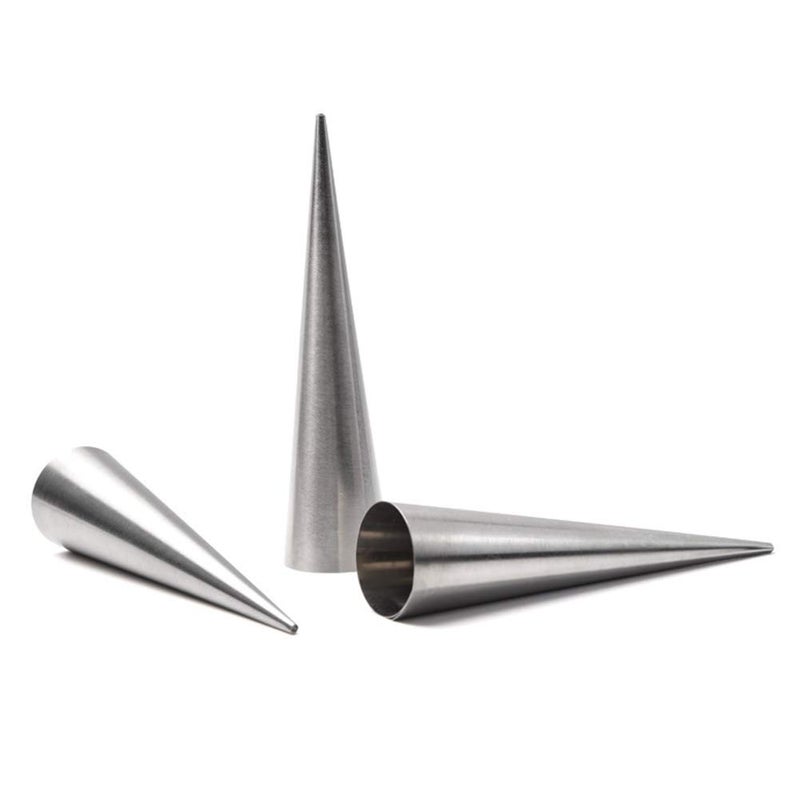 Stainless Steel Cream Horn Pastry Moulds 12 Pack Cone Shape DIY Baking Tools - Image 2