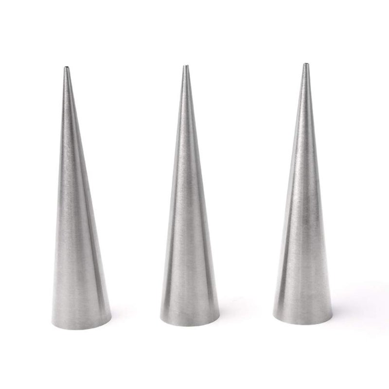 Stainless Steel Cream Horn Pastry Moulds 12 Pack Cone Shape DIY Baking Tools - Image 5