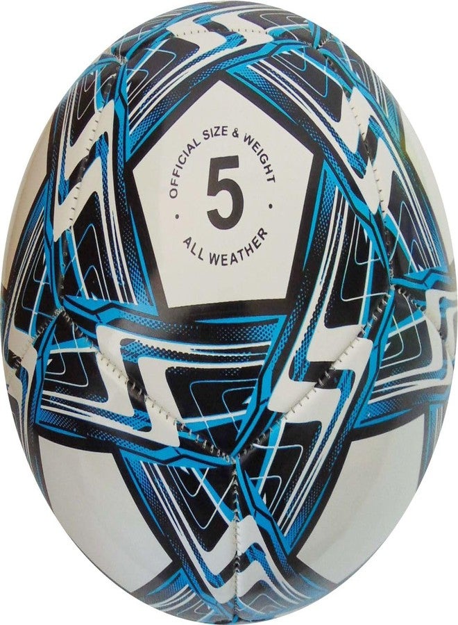 Wasan Monarch Football for Kids of 12 Years and Above to Play at Home, Garden - Blue, Size 5 - Image 4