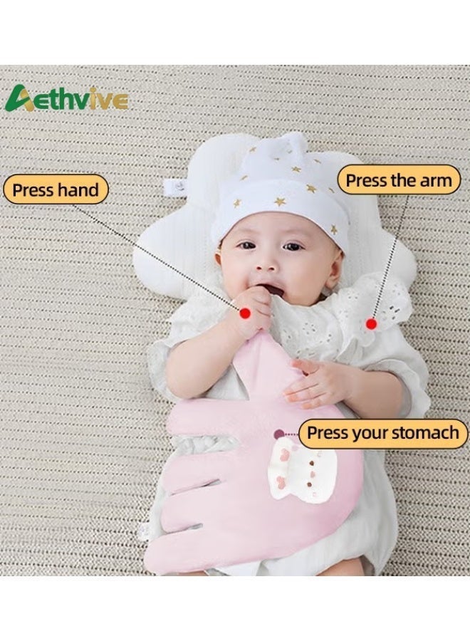 Aethvive Electric Baby Soothing Palm with Remote Control, Baby Patting To Sleep Artifact, Baby Anti-Startle Pressure Pillow Anti-Flatulence Accessible Coax Sleeping Glove, Heating Baby Sleep Soothers - Image 4
