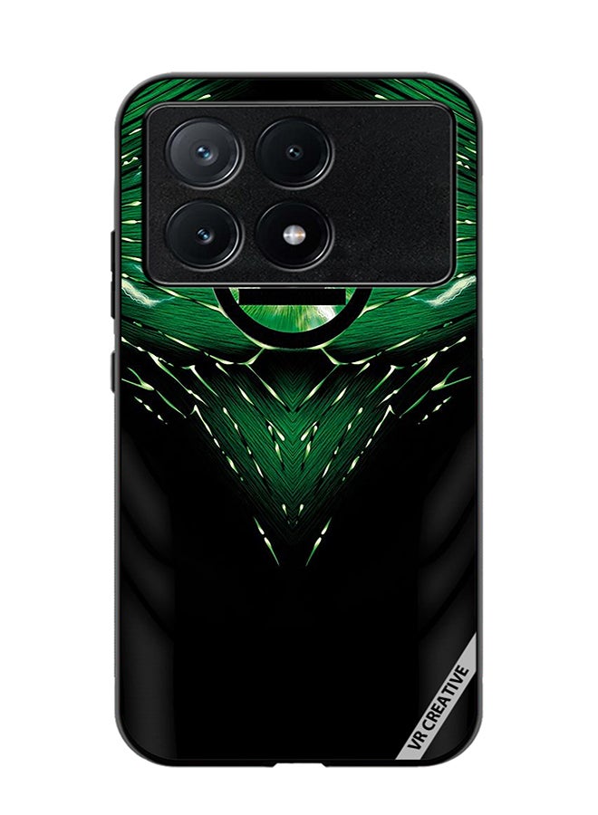 VR CREATIVE Protective Case Cover For Xiaomi Poco X6 Pro Jack Kirby Green Lanterns Art Design Multicolour - Image 1