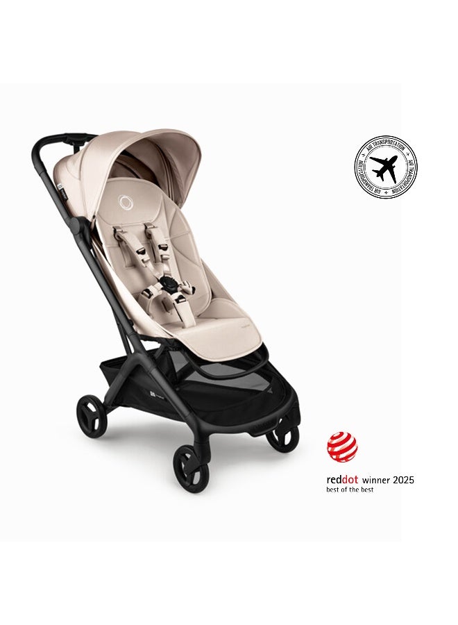 Bugaboo Butterfly 2 Stroller in Black/Desert Taupe - Image 1