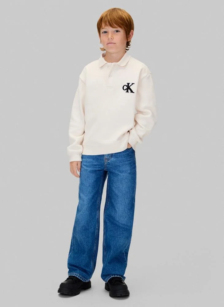 Calvin Klein Jeans Youth logo Polo