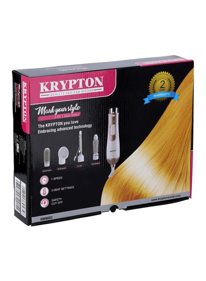 KRYPTON 5-In-1 Hair Styler Kit White - Image 5